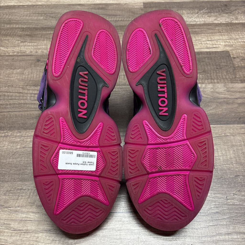 Louis Vuitton Purple Suede Trainer