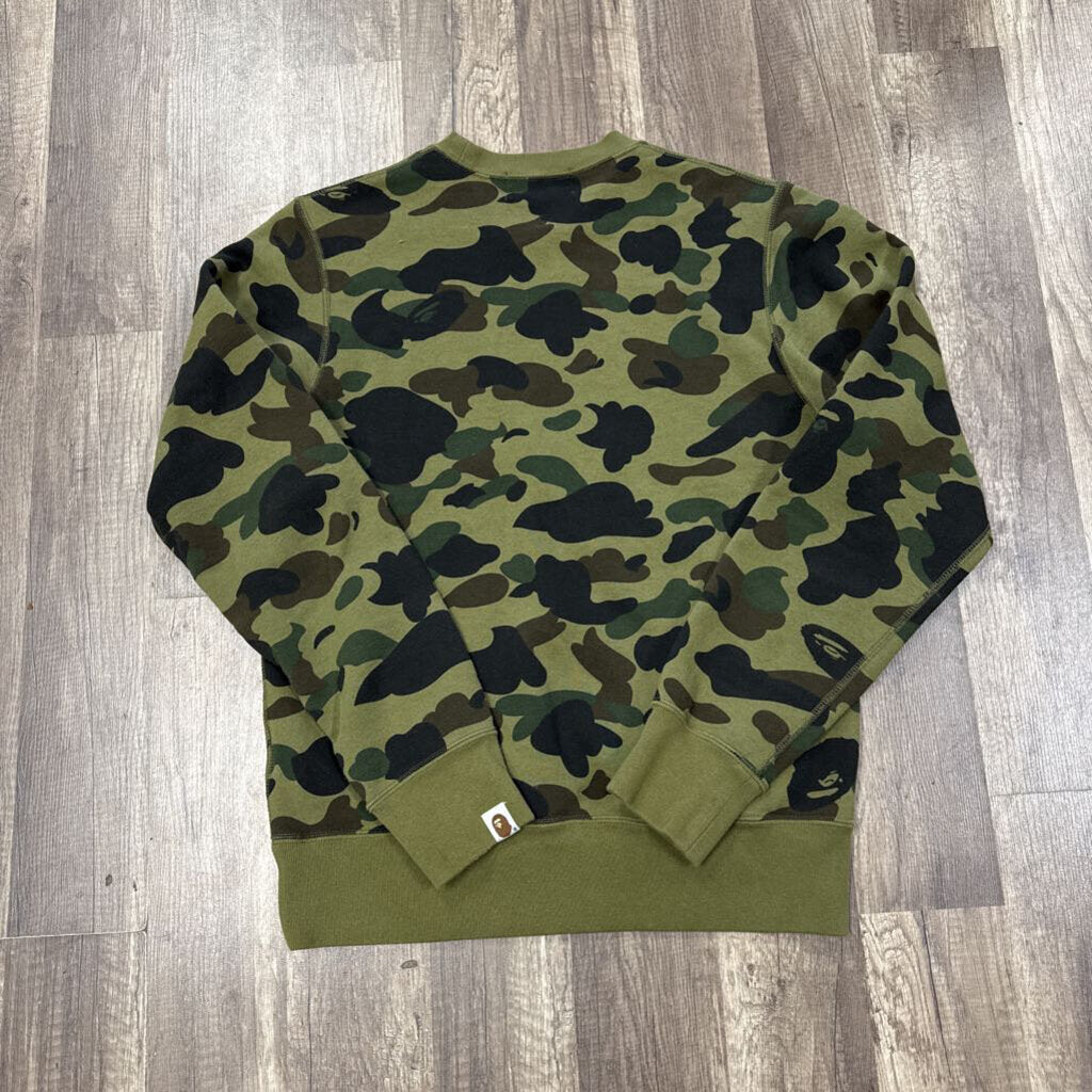 Bape Camo Green Crewneck