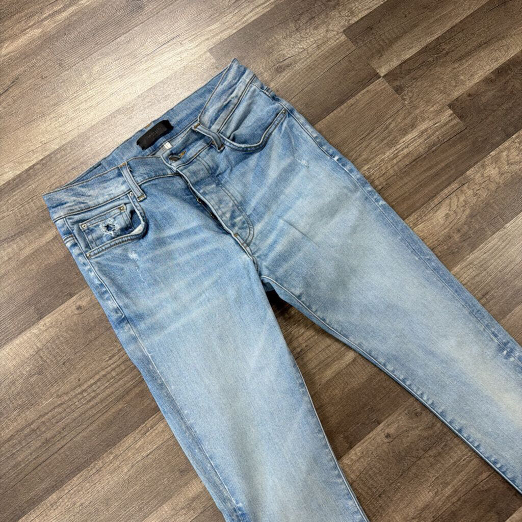 Amiri Jean Plain Blue
