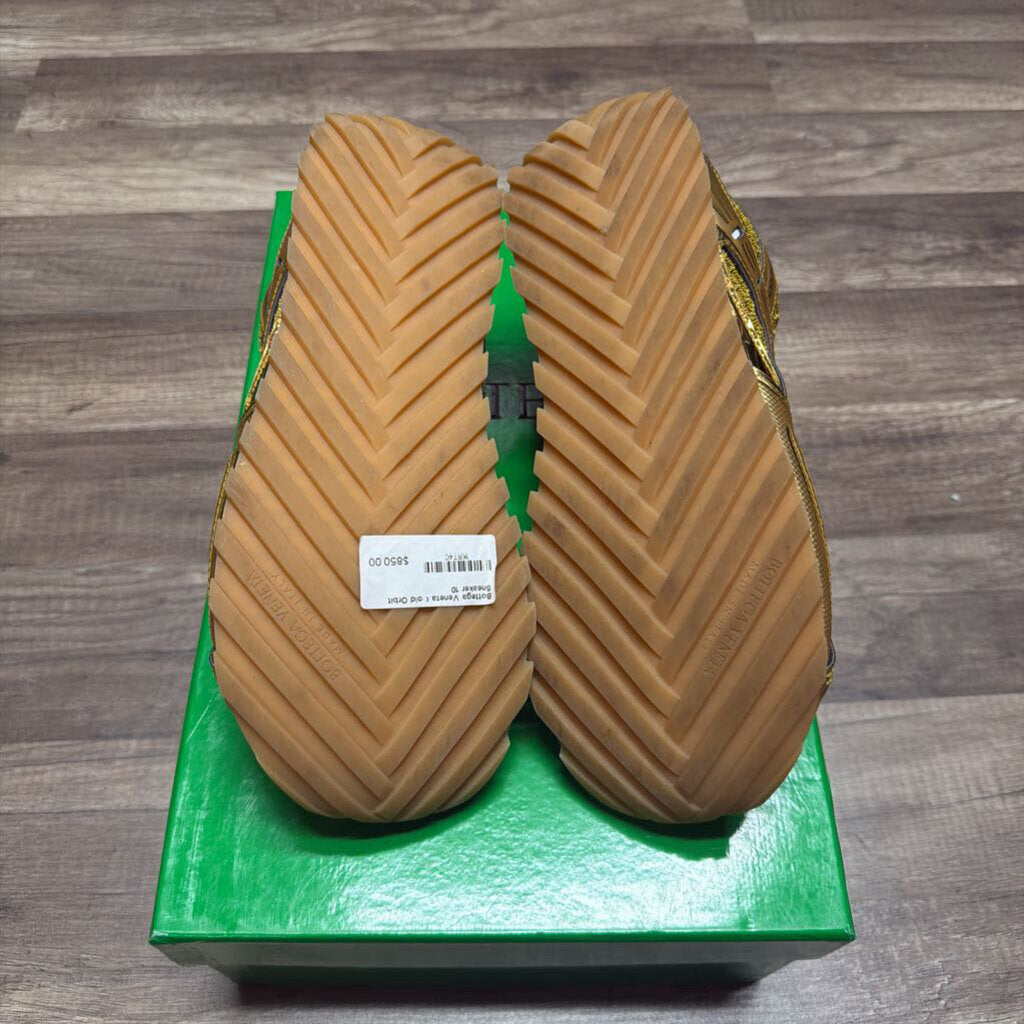 Bottega Veneta Gold Orbit Sneaker
