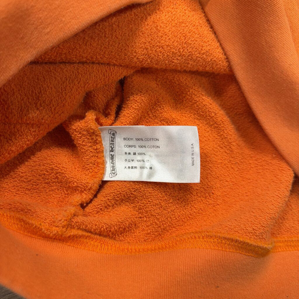 Chrome Hearts x Matty boy Link hoodie orange