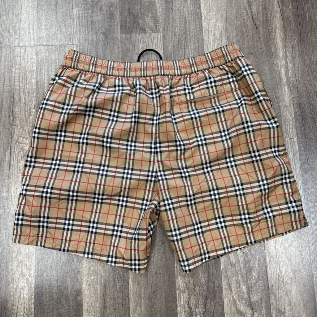 Burbery plaid swim trunk