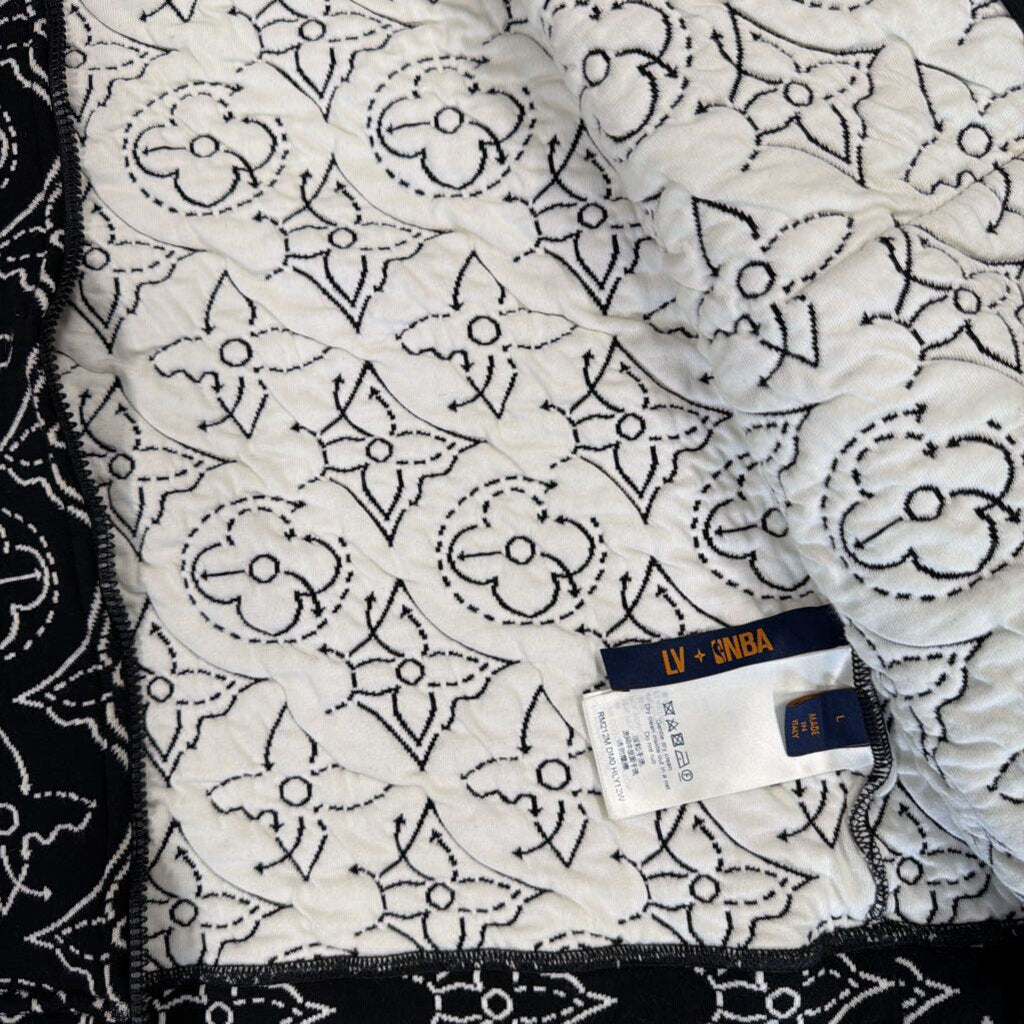 Louis Vuitton LV NBA Strategic Flowers Quilted Hoodie