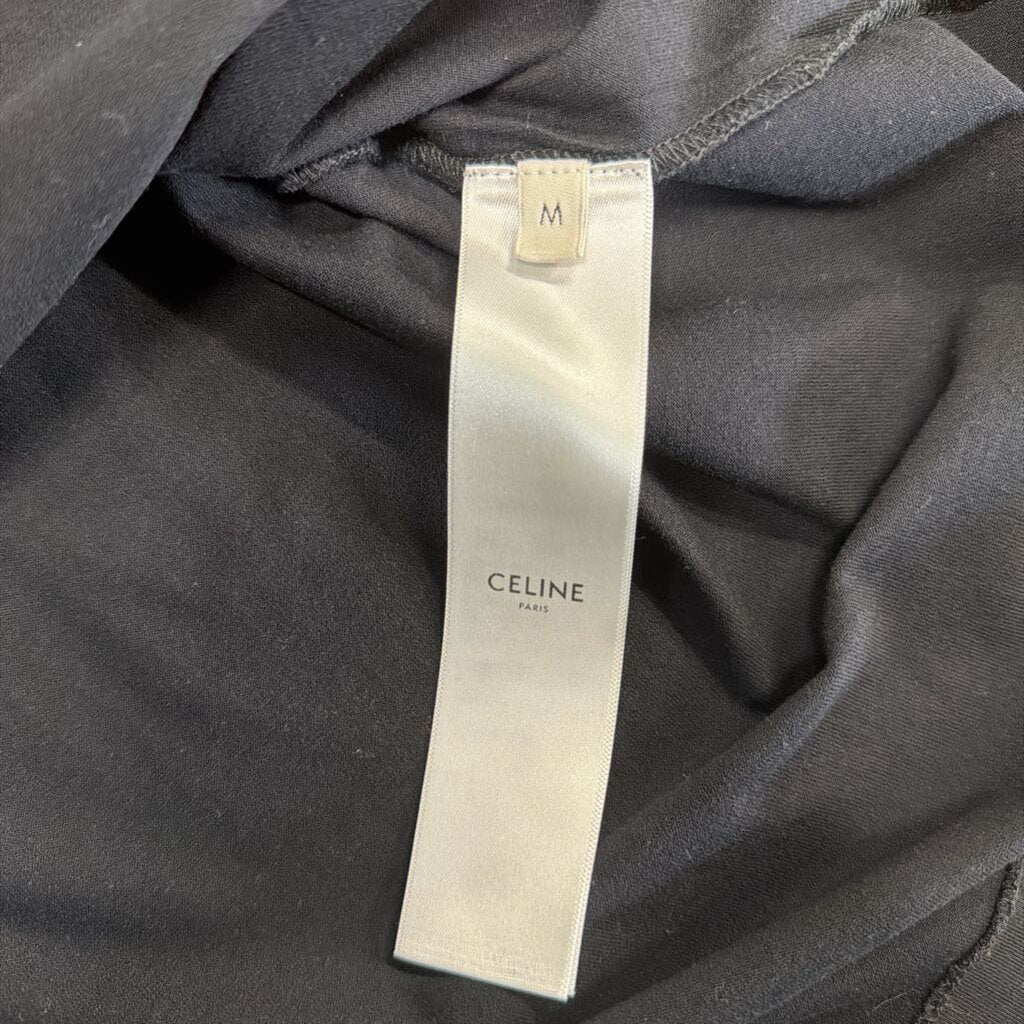 Celine Jersey Shirt Black White