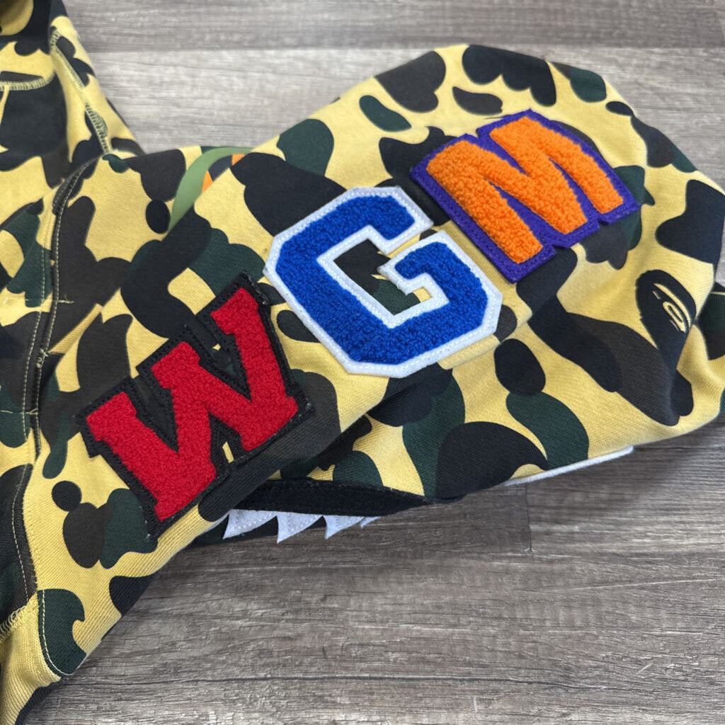 Bape shark zip hoodie camo star