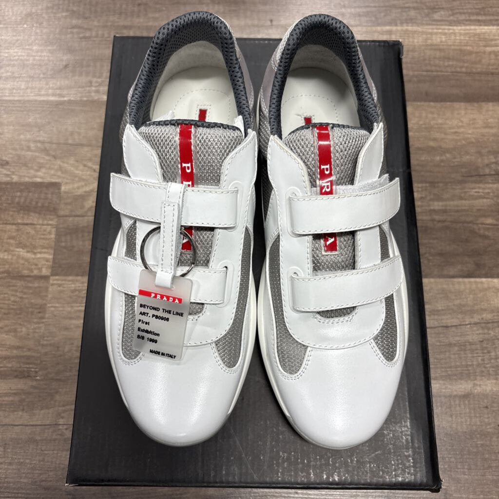 Prada America Cup White Grey