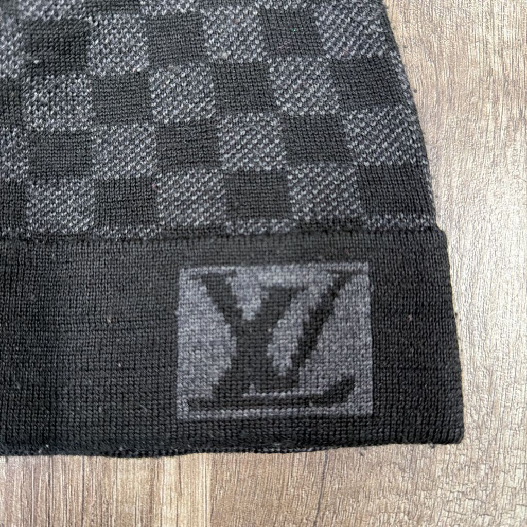 Louis Vuitton Beanie Black and Grey