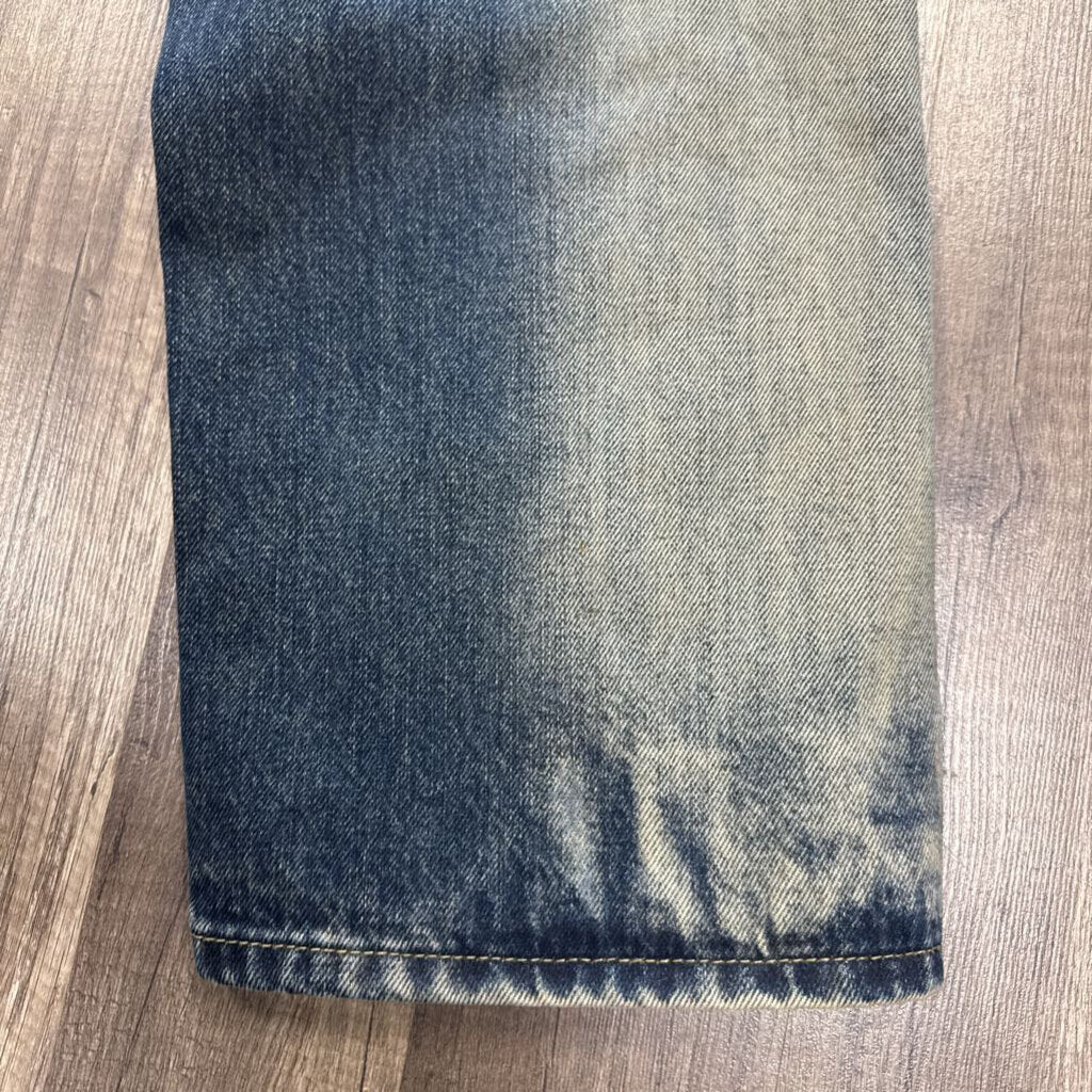 Rick Owens Pearl Degrade Banana Cut Jeans