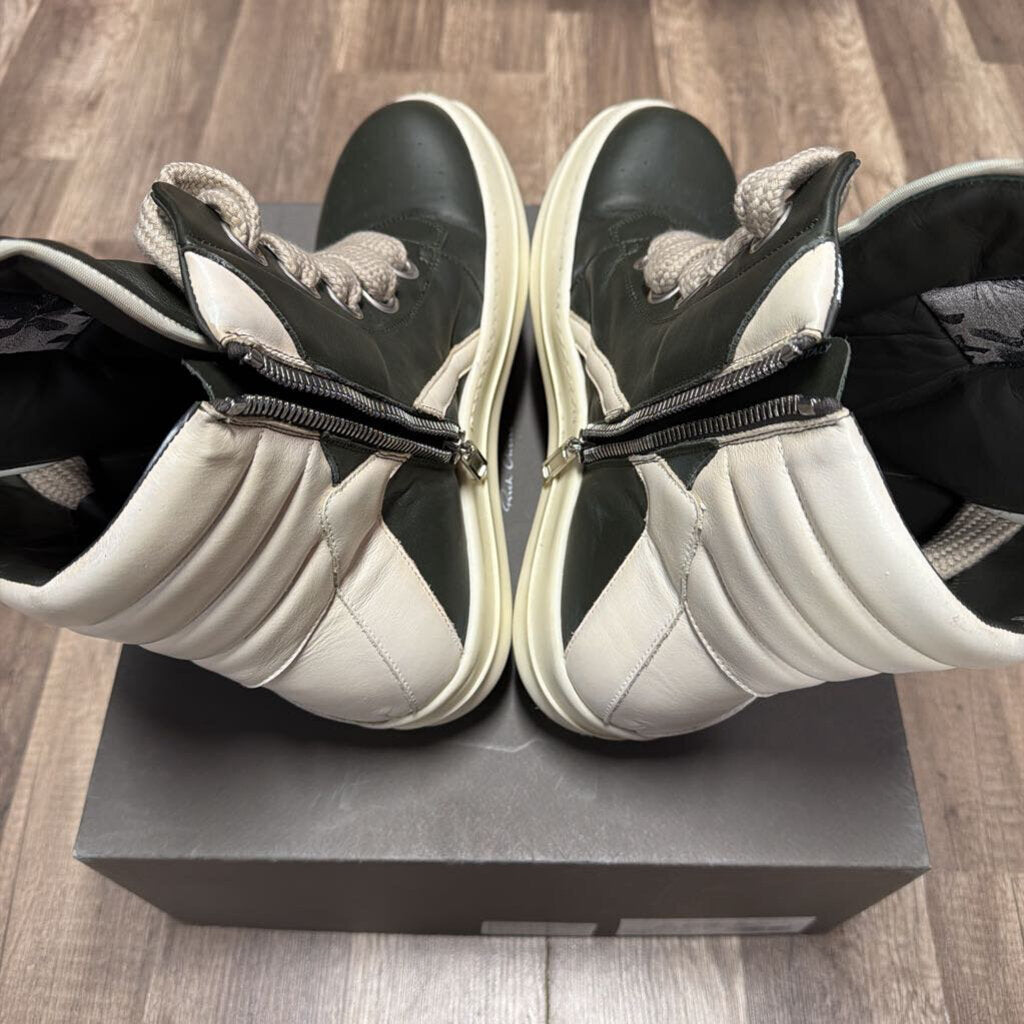 Rick Owens Geobasket Green Puff