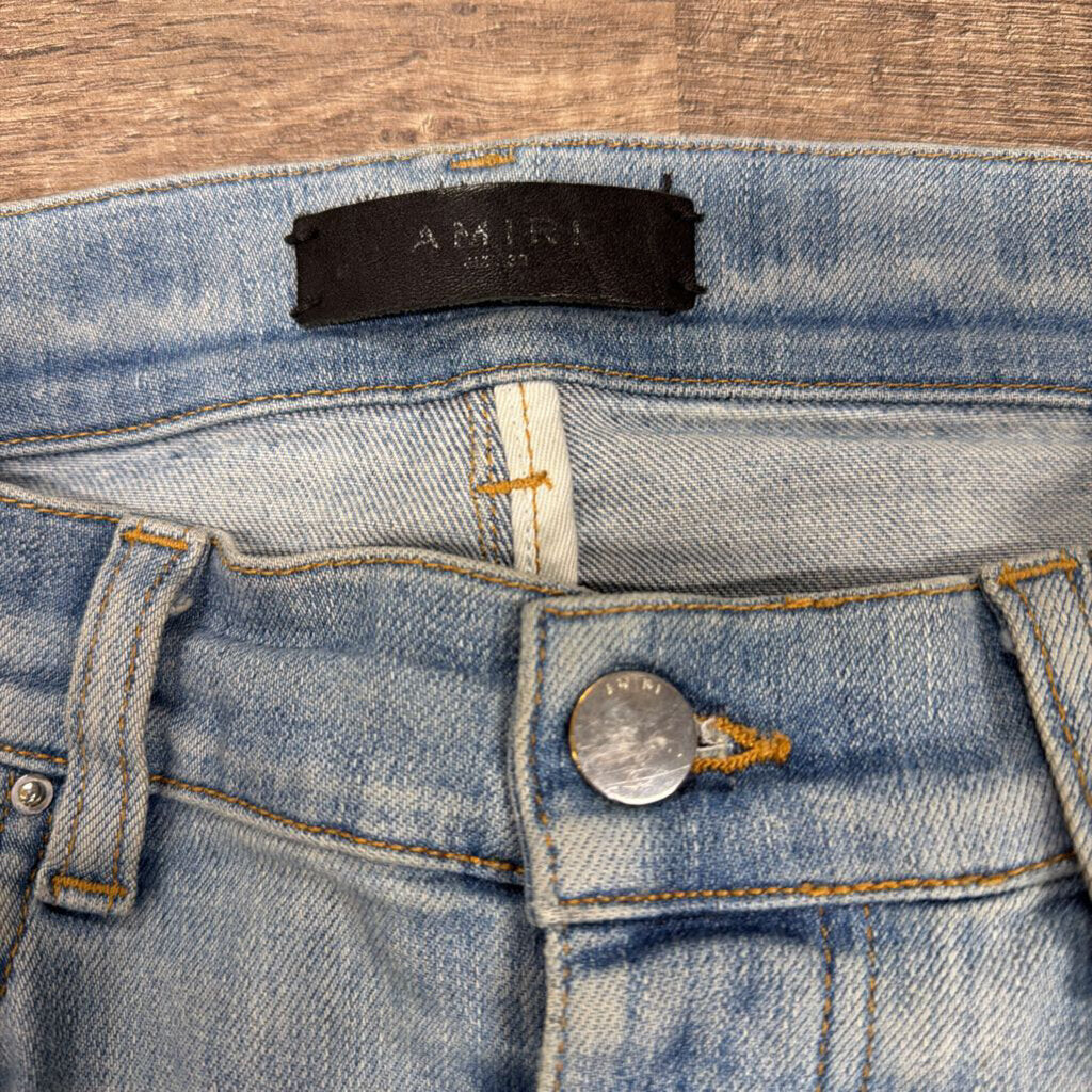 Amiri Mx-1 White Patch Jeans
