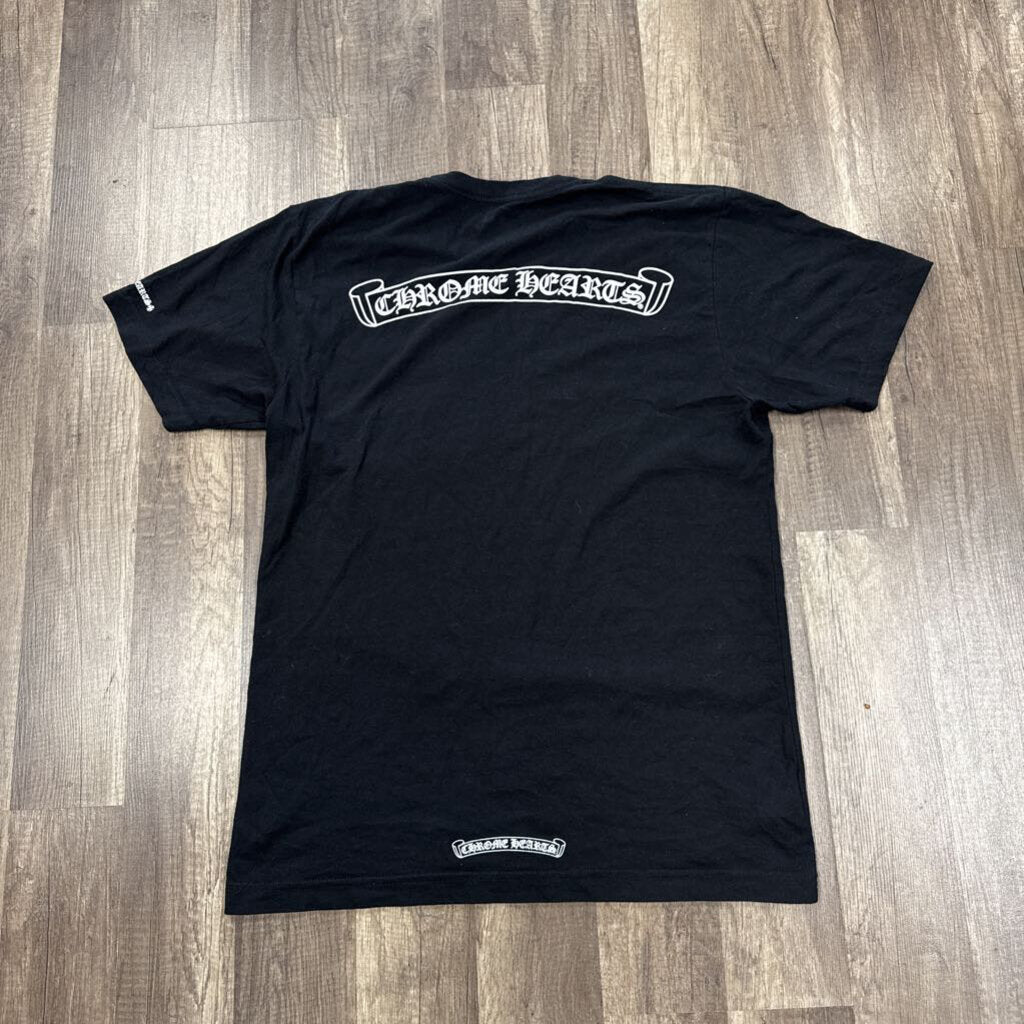 Chrome Hearts Scroll Logo Shirt Black