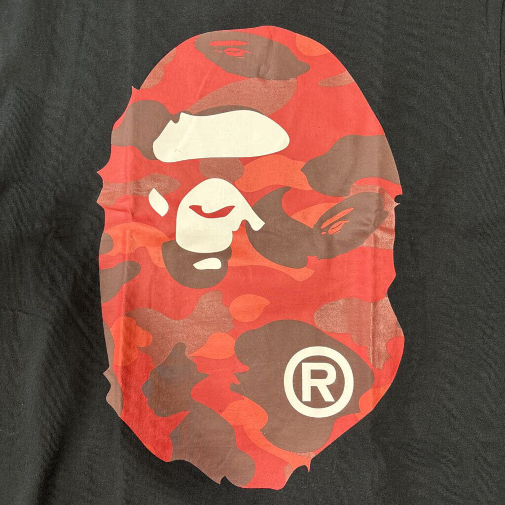 Bape red camo ape head (NEW)