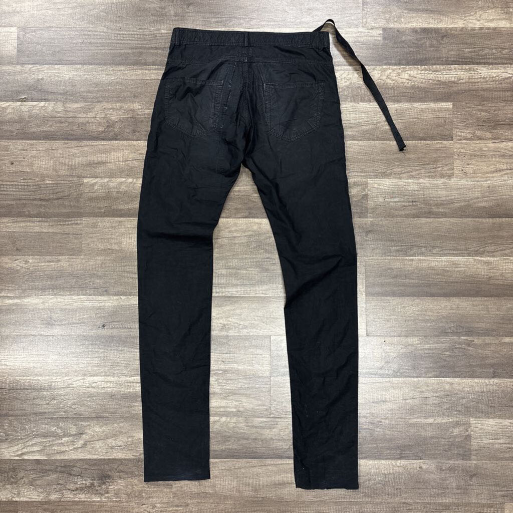 Rick Owen x DRKSHDW Torrance cut wax denim