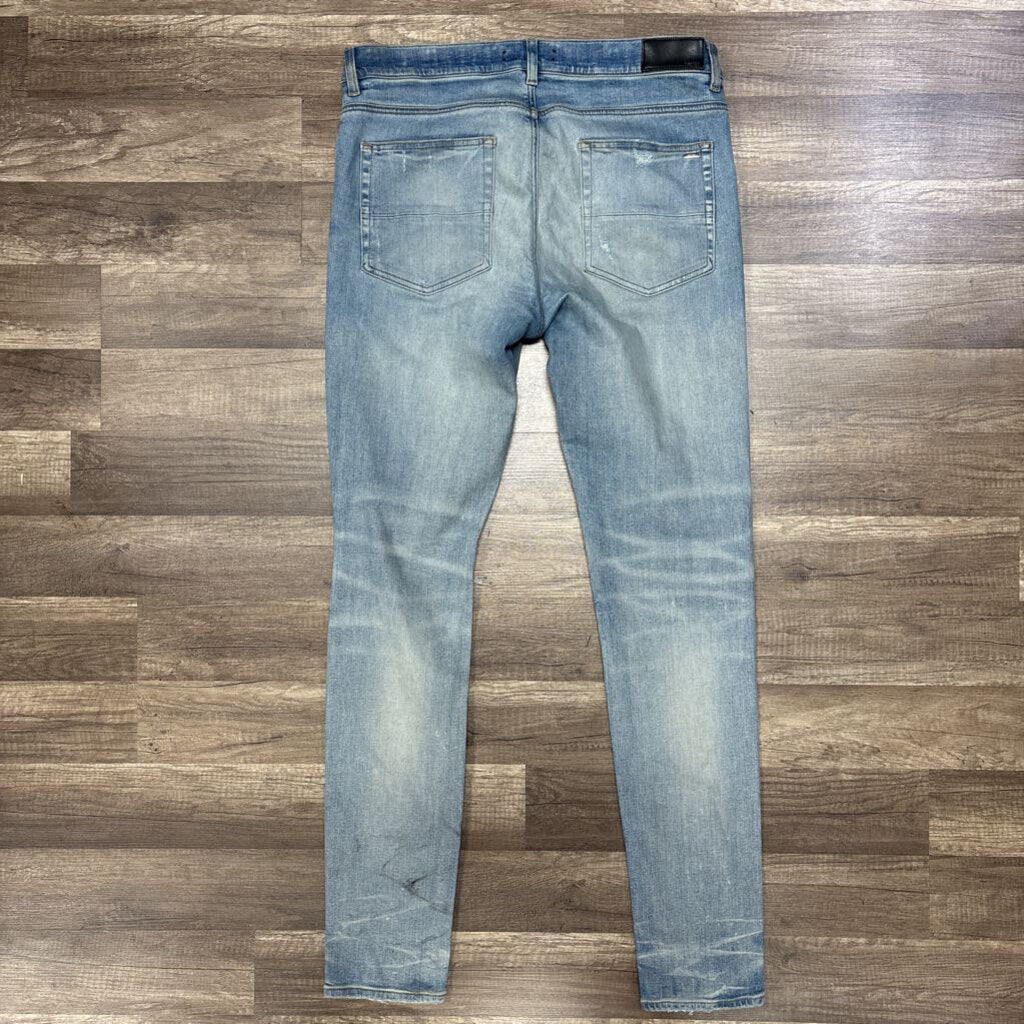 Amiri Jeans Plain Ripped Knee