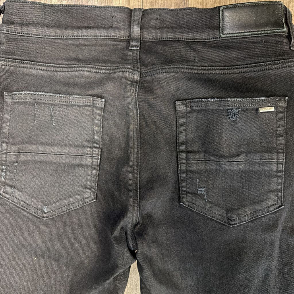 Amiri MX1 Black Jeans Black Patch