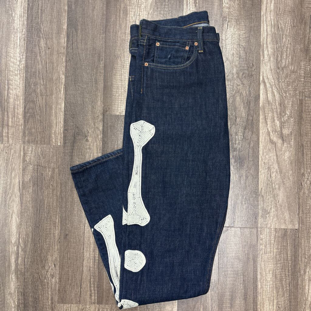 kapital Bone jean blue wash