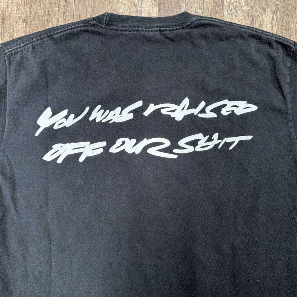 Supreme shirt black graffiti box logo