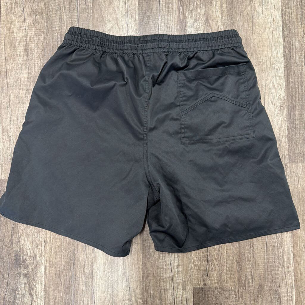 Rhude shorts small embroidered logo black