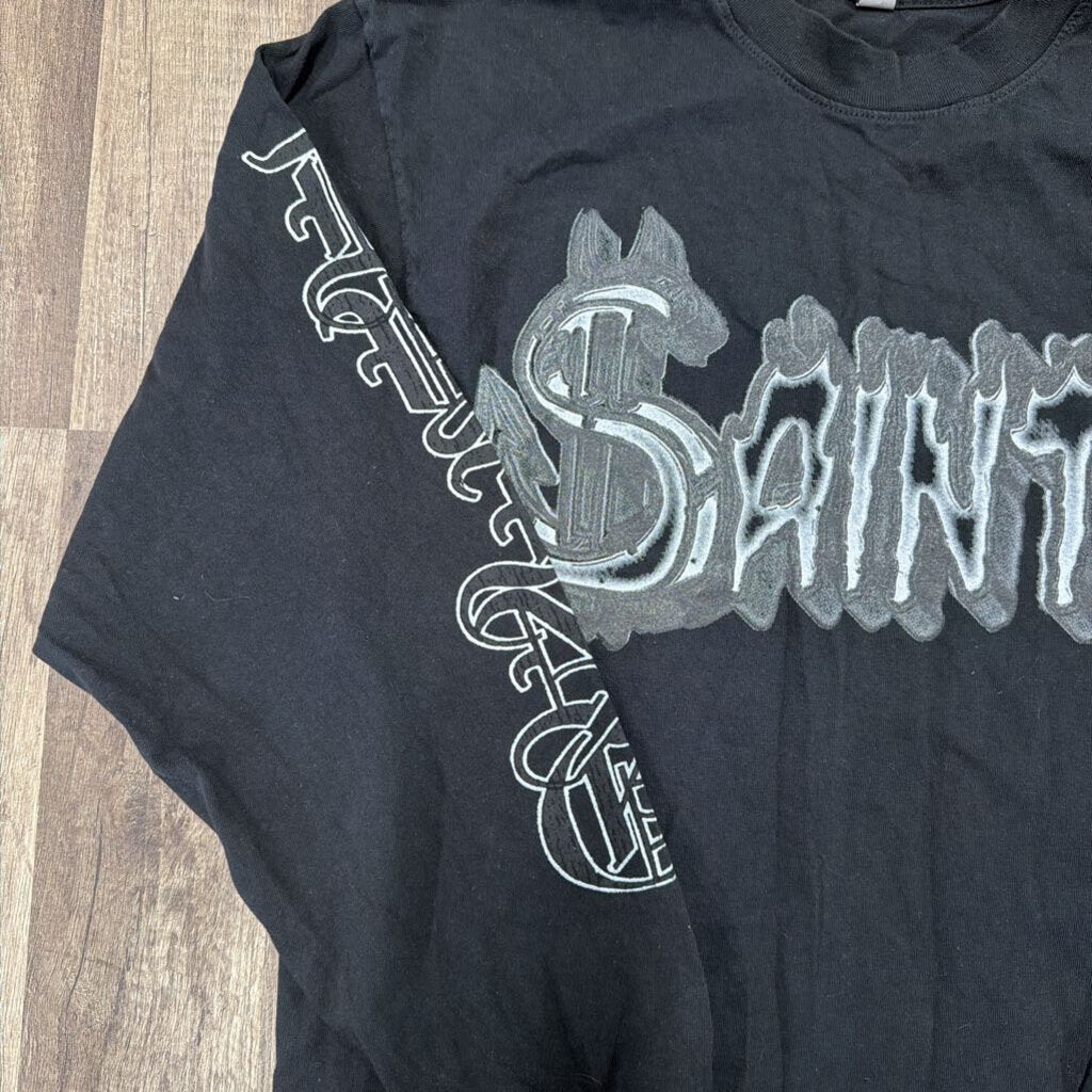 Saints Long Sleeve Black/White