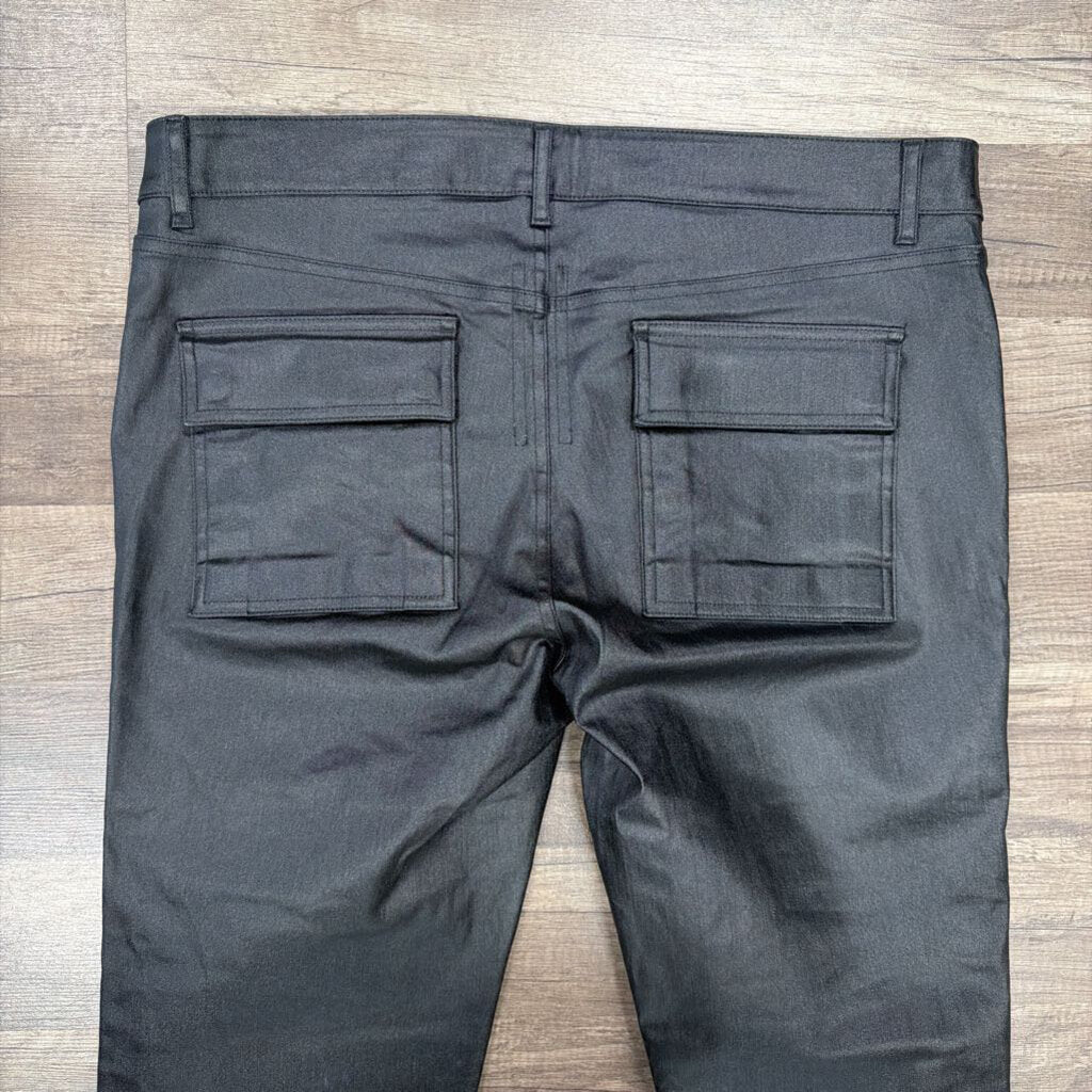 Rick Owens wax jeans black