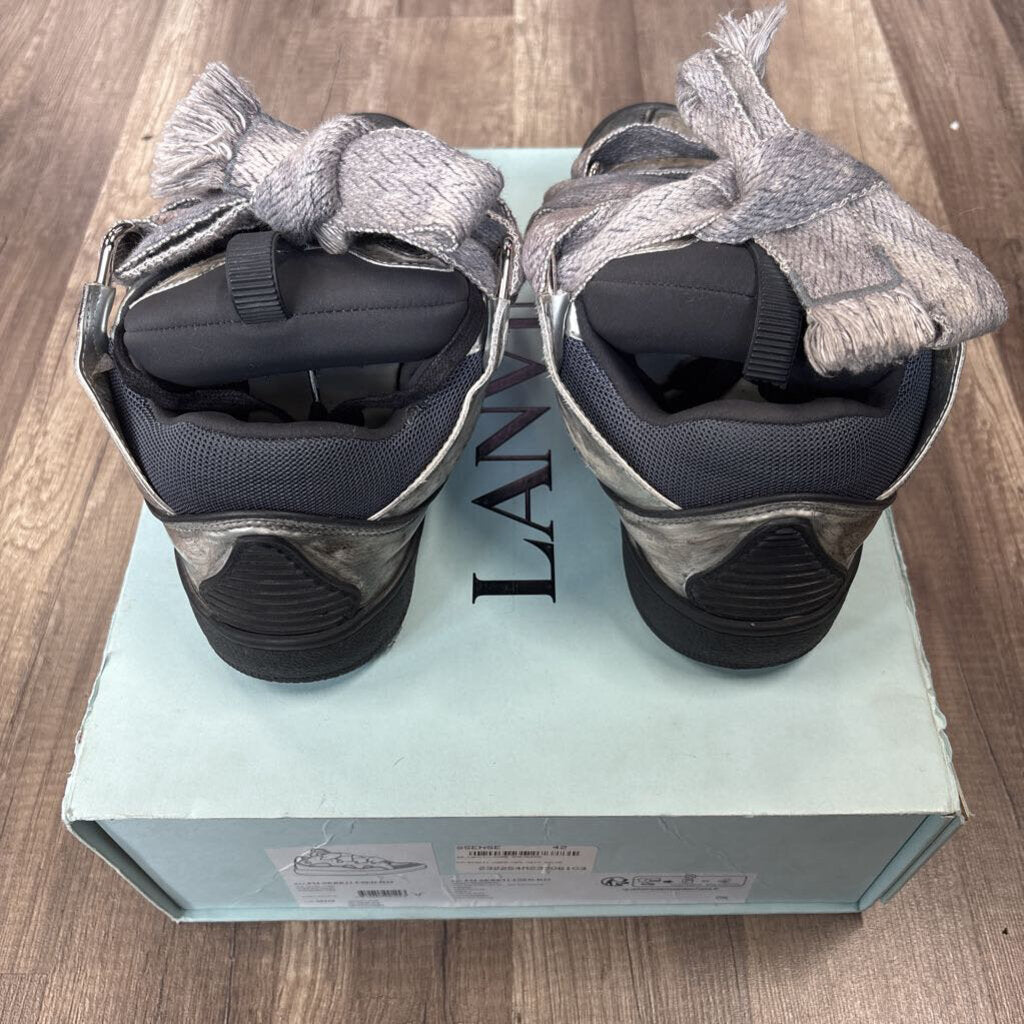 Lanvin curb sneaker vintage silver