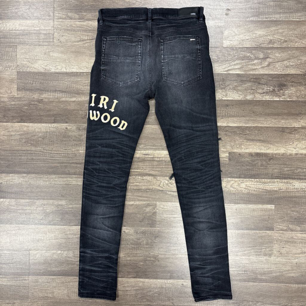 Amiri Jean black / grey wash "Amiri Hollywood"