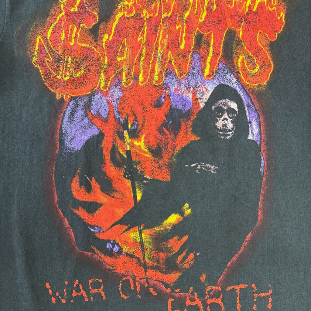 Saints war on earth shirt black