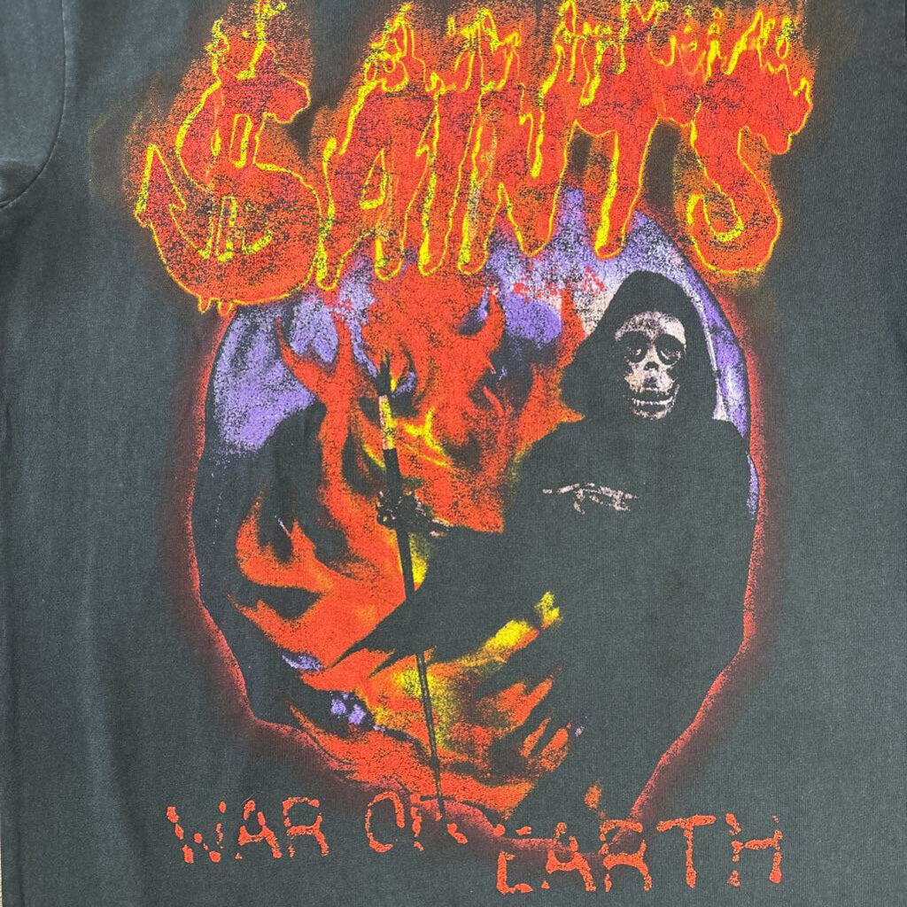 Saints war on earth shirt black