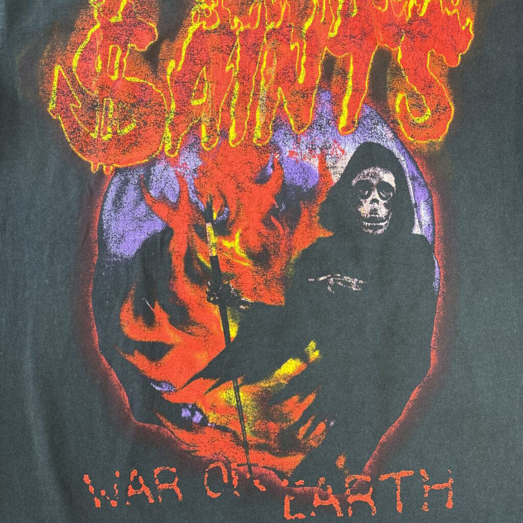 Saints war on earth shirt black
