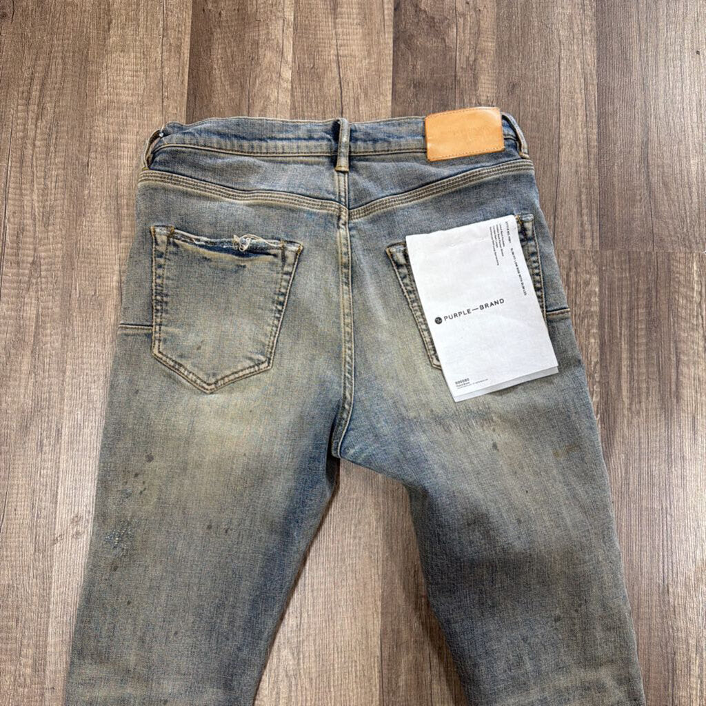 Purple Jean Light Sand Wash
