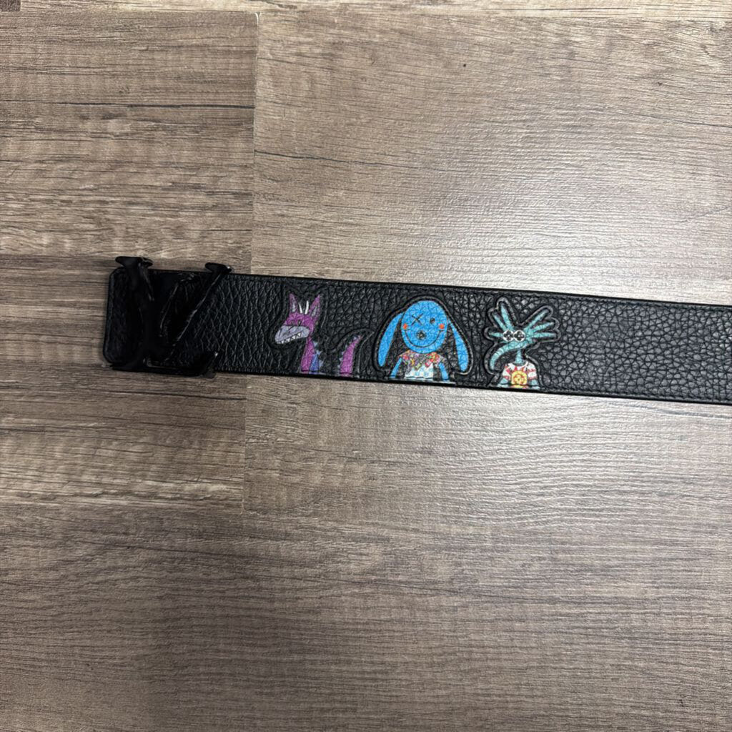 Louis Vuitton Belt Friends Printed Leather