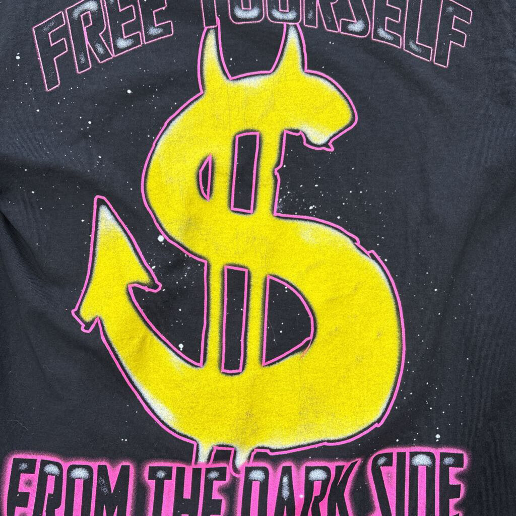Saints spiritual warfare shirt black yellow