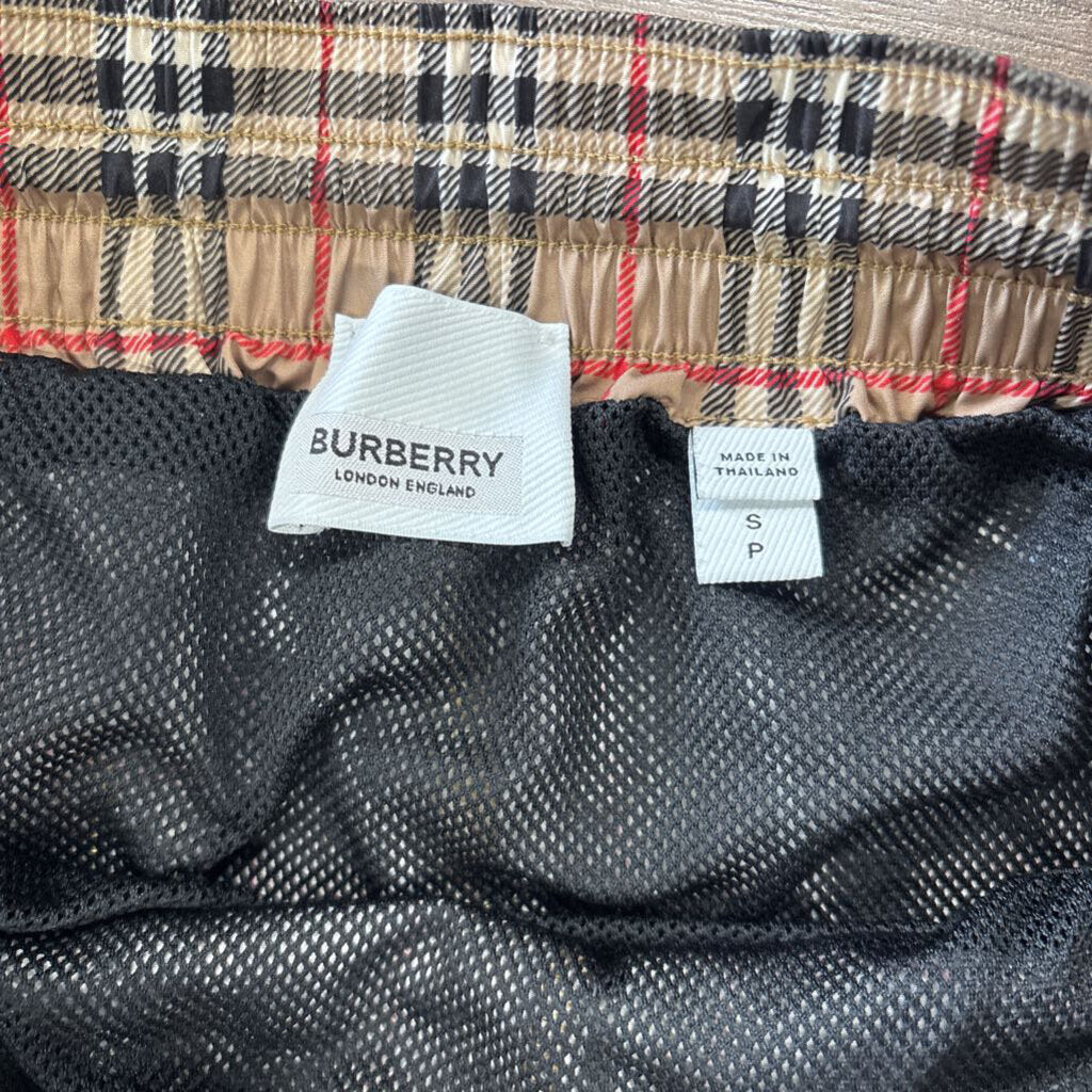 Burberry plaid swim shorts
