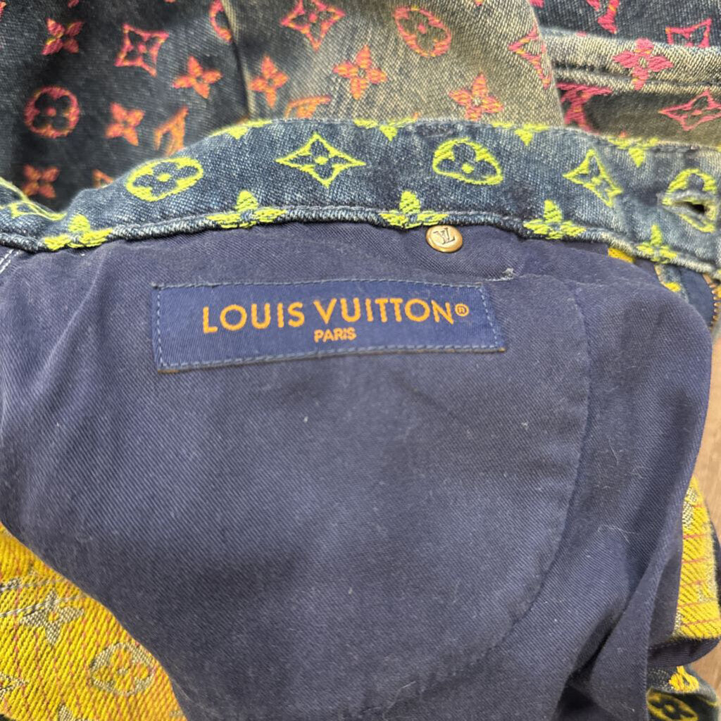 Louis Vuitton Rainbow Monogram Denim Short