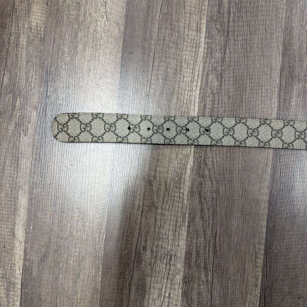 Gucci Supreme Belt Tan