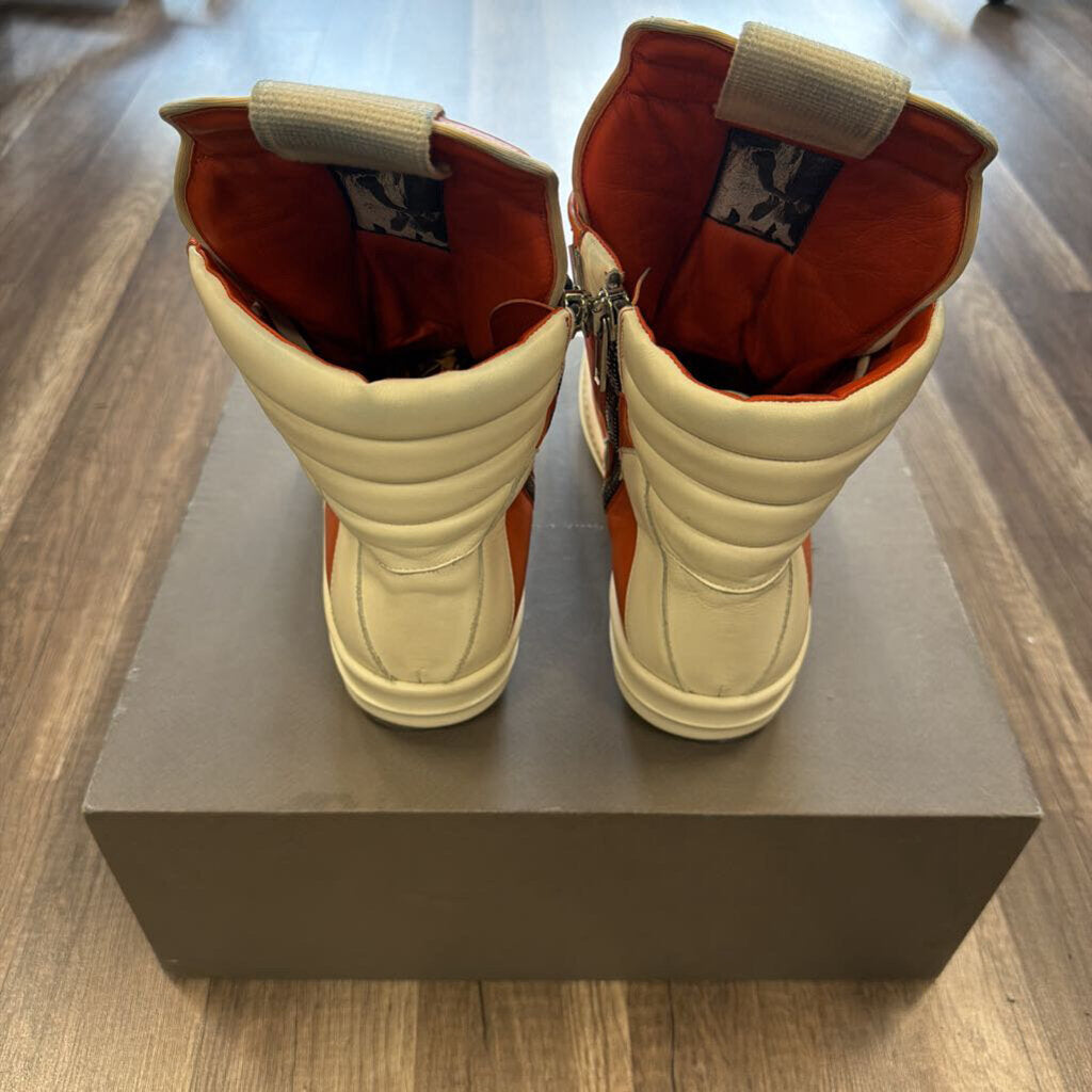 rick owens orange geobasket