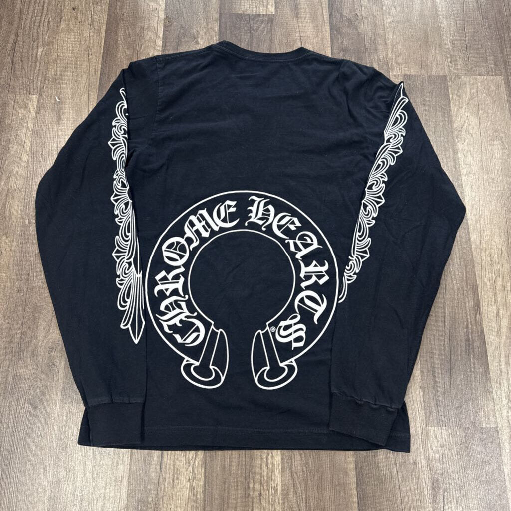 Chrome Hearts Horseshoe L/S T-shirt Black