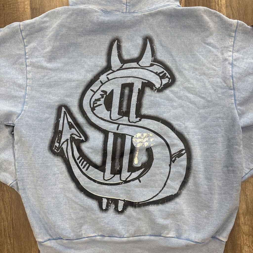 Saints Deaf To Sin Hoodie Blue