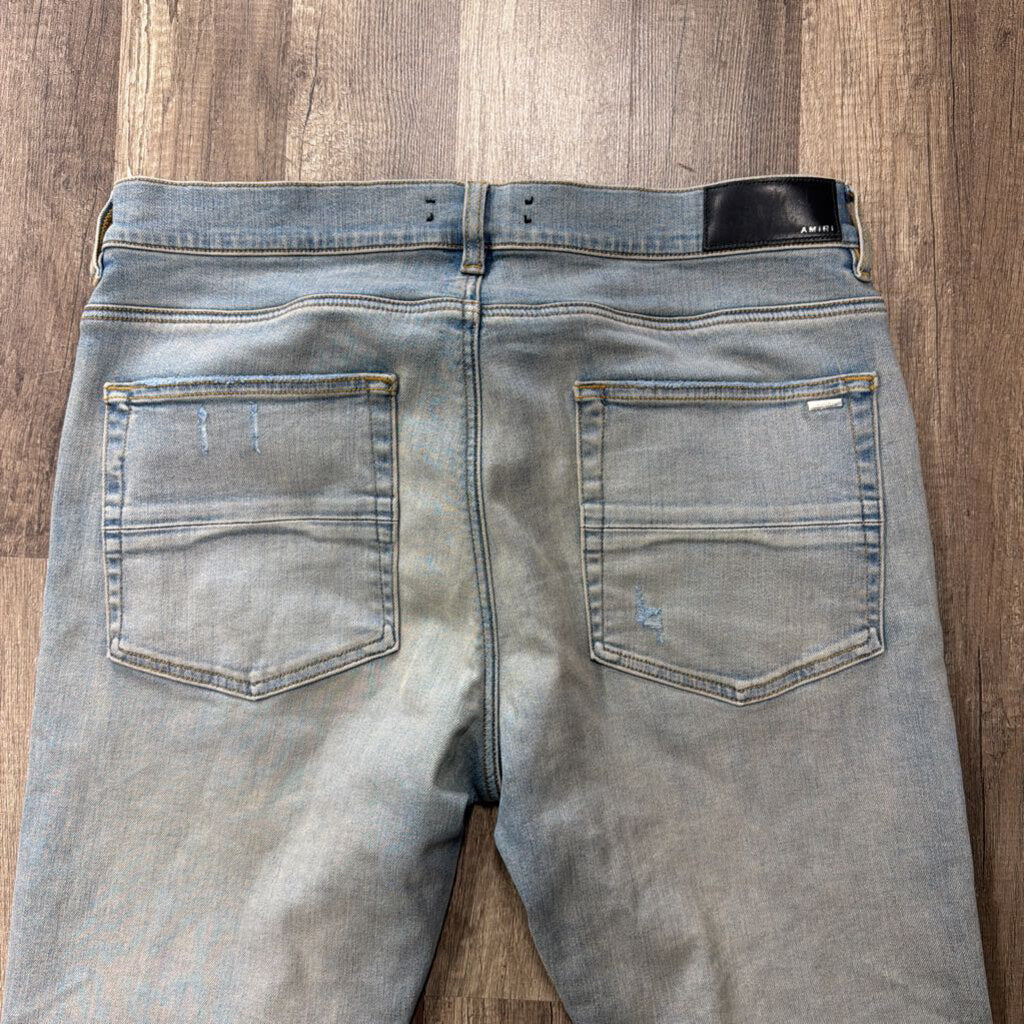 Amiri Mx-1 Blue White Patch