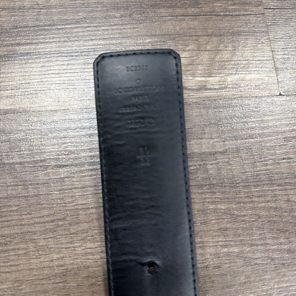 Louis Vuitton Monogram Belt Black