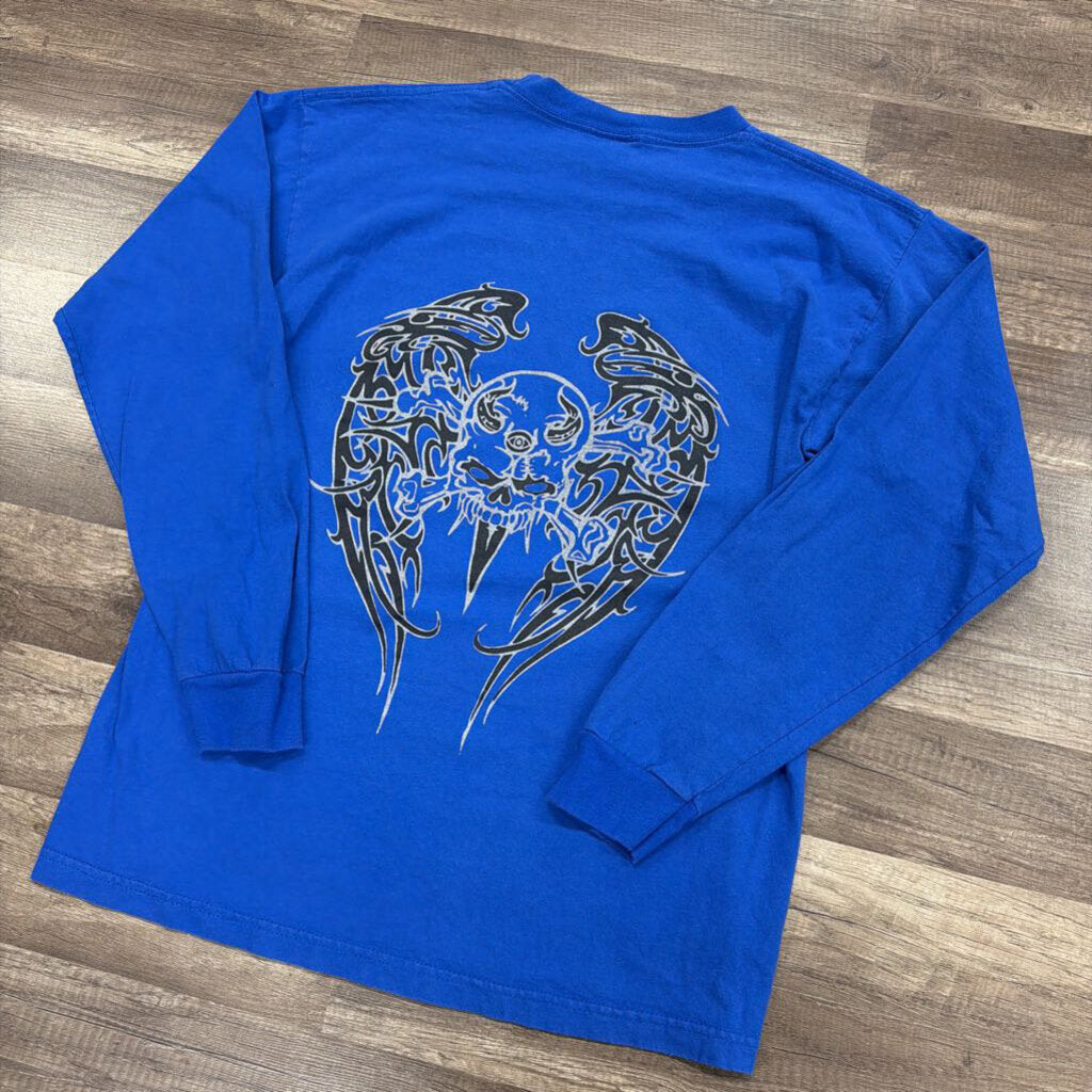 Saints blue logo shirt L/S
