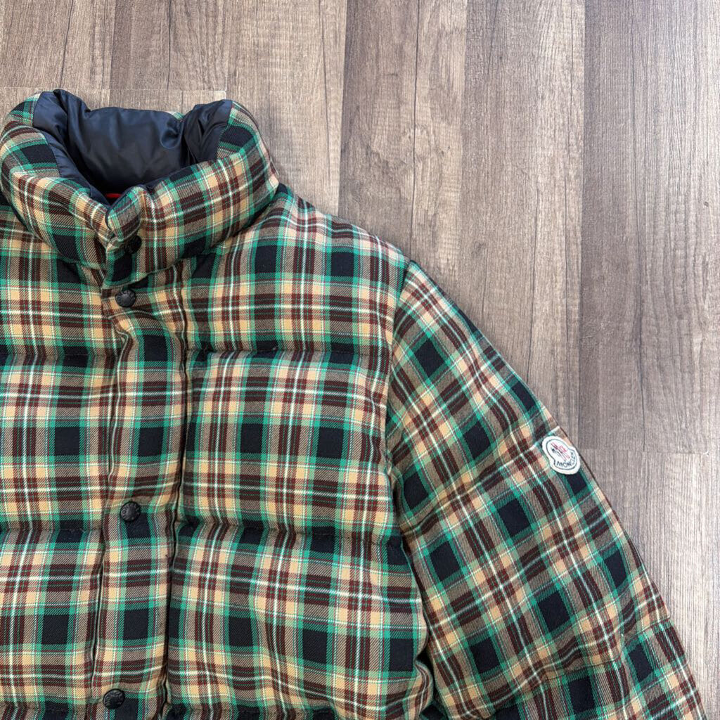 Moncler plaid coat