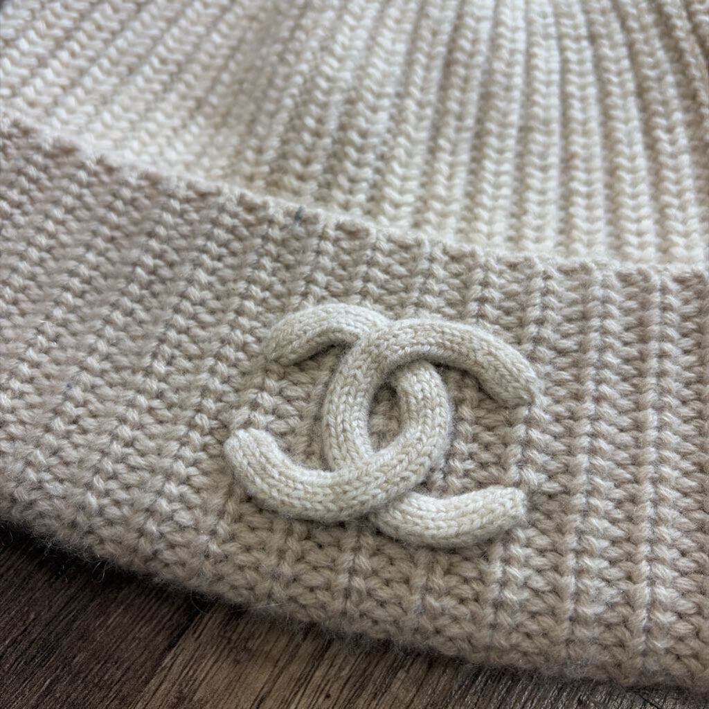 Chanel Beanie Beige