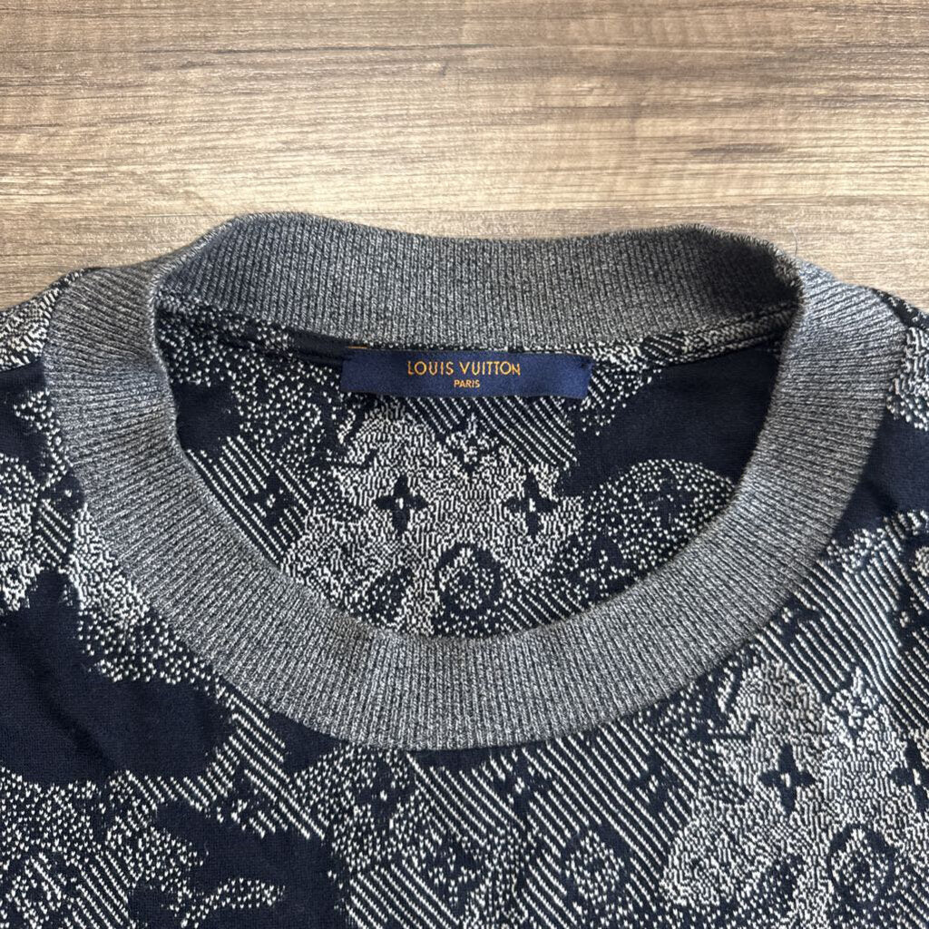 LV Louis Vuitton camo Jacquard shirt