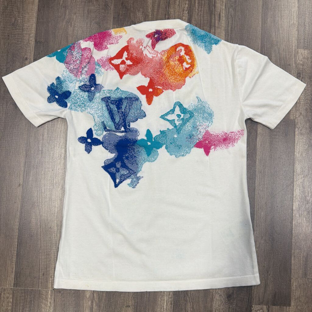 LV Louis Vuitton water color monogram shirt