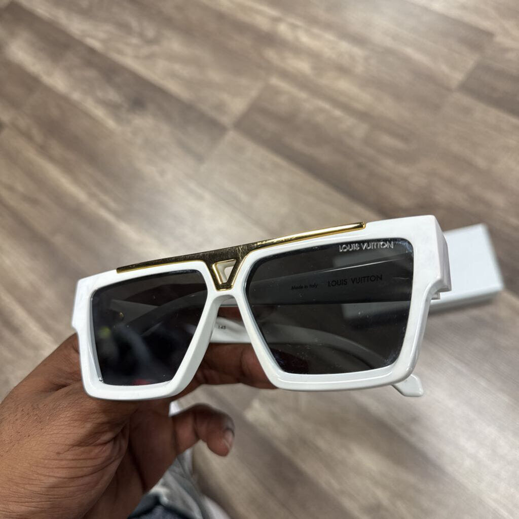 LV Louis Vuitton Millionaires glasses white gold