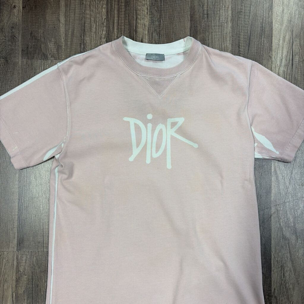 Dior X Stussy Pink Shirt