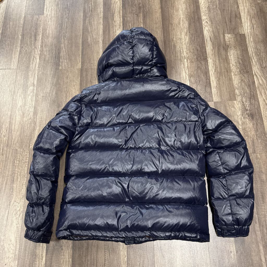 Moncler Maya Bubble Coat Navy Blue