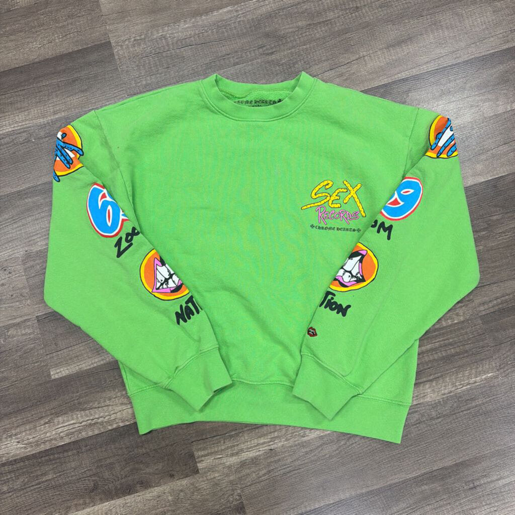 chrome hearts Matty boy green sweatshirt