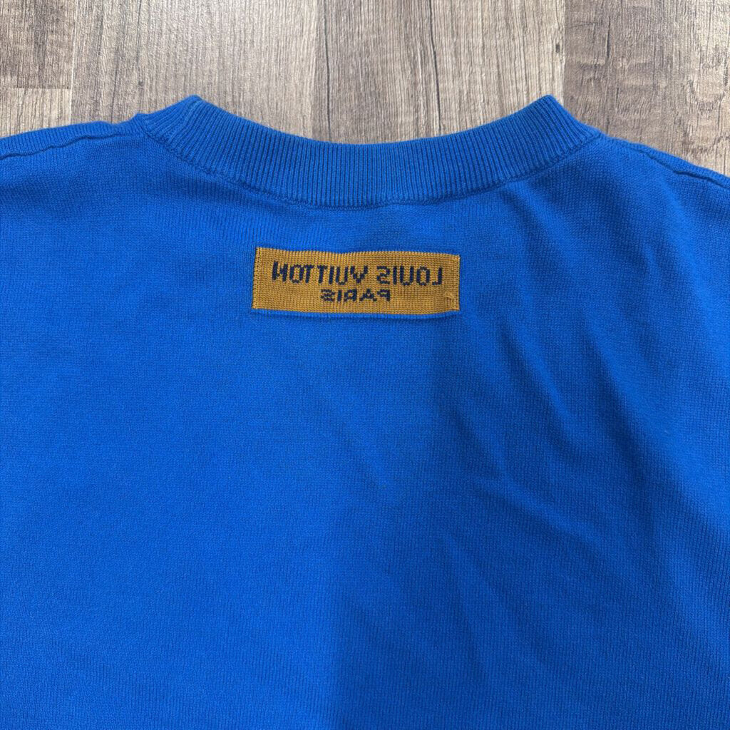 Louis Vuitton Blue Logo Tee
